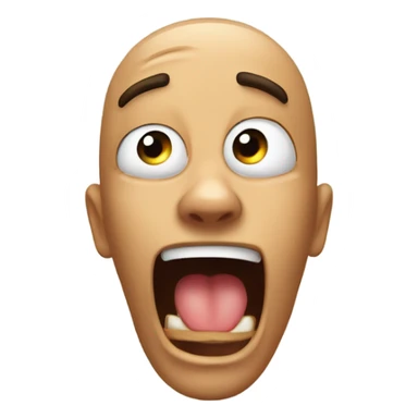 Wake up yawning  sticker