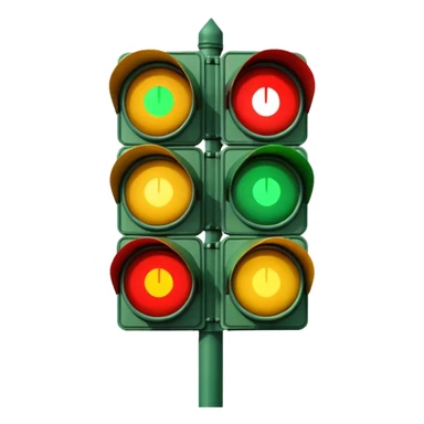 mac os icon rotation retro traffic signal directions sticker