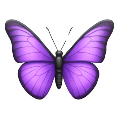 purple buttefly emoji sticker