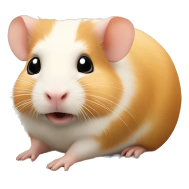 hamster sur un cochon d’Inde sticker