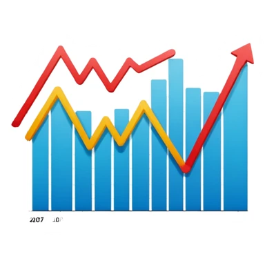 trading chart sticker
