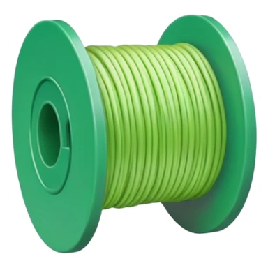 light green filament spool sticker