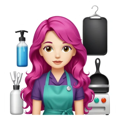 Beauty salon Alchemy that specialized on hair coloring  sticker