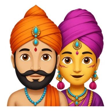 Vikram and betal cartoon sticker