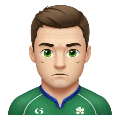 irish rugby player sticker