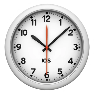  9:30 - 11:00 clock sticker