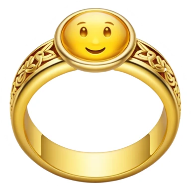 LoTR gold ring sticker