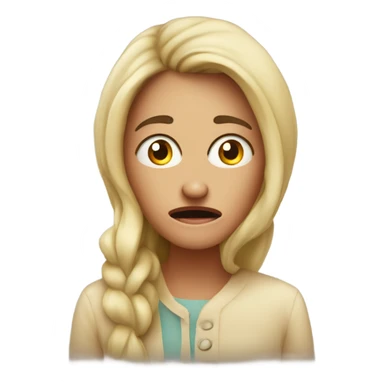 scared wife afraid of being cheated on sticker