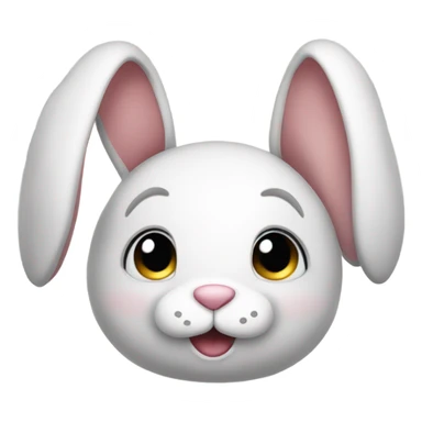 Jelly cat stuffed animal bunny sticker