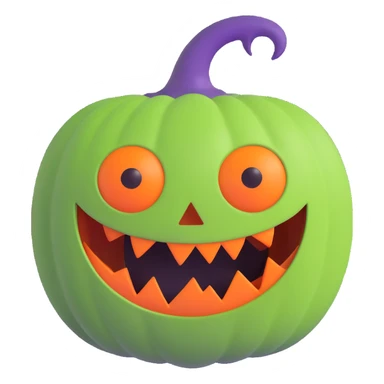 the Halloween monster ball sticker