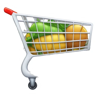commerce cart with bug sticker