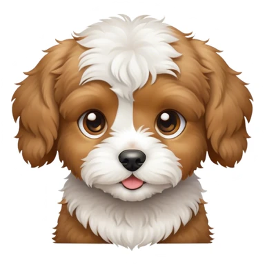 Cavapoo puppy sticker