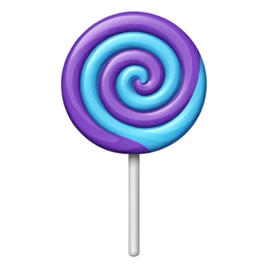 lolipop roxo e azul sticker