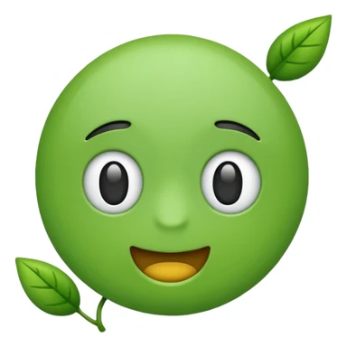 Like emoji with green color sticker
