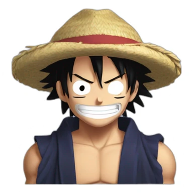 Luffy qui fouette kaido sticker