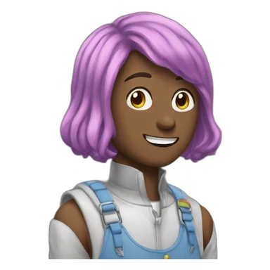 caca arc en ciel sticker