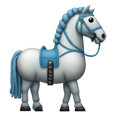 trojan horse made out of a ballon sticker