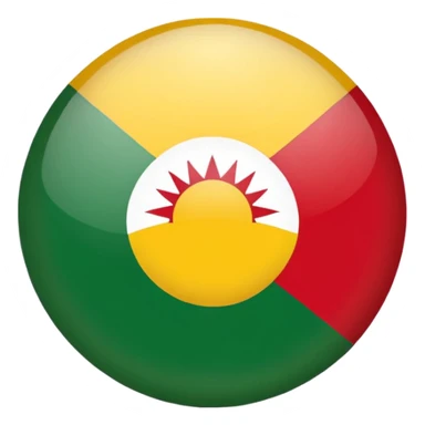 Kurdish flag sticker