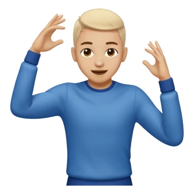 tiktok dance half body no tiktok logo sticker