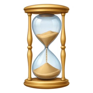 hourglass sticker