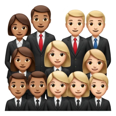 group of people, media agency sticker