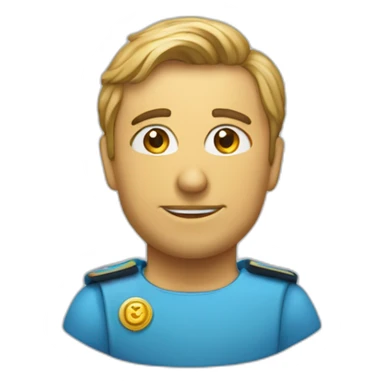 Un doit d'honneur qui a un visage sticker