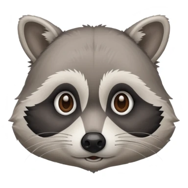 a sick raccoon  sticker