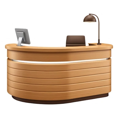 Reception desk
 sticker