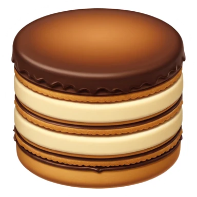 un alfajor triple de dulce de leche y chocolate de portezuelo sticker
