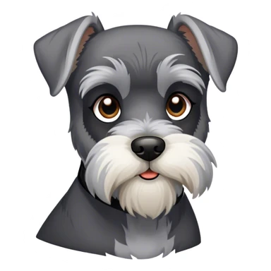 Schnauzer dog  sticker