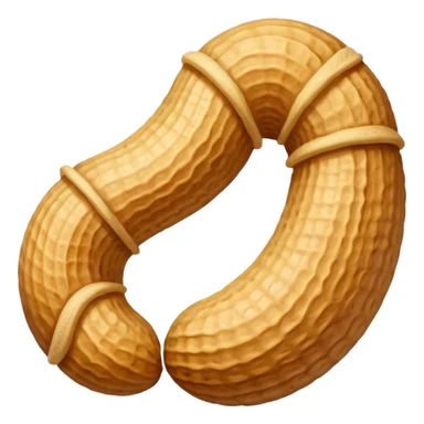 Single Peanut (Figure-eight shape) in its Shell sticker