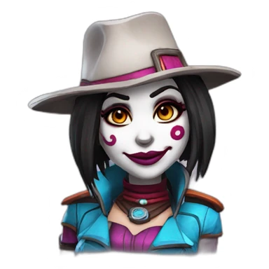 moxxi from borderlands sticker