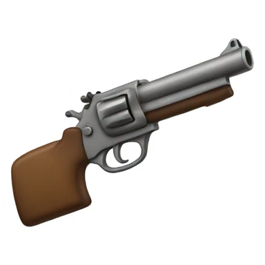 gun with a bow on it sticker