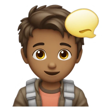 Bisous garçon avec garçon sticker