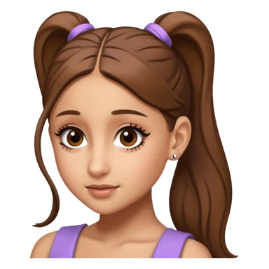 ariana grande ponytail sticker