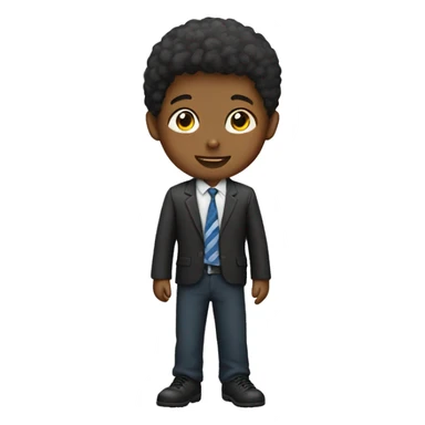 Primary school boy sticker