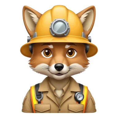 Coyote engineer sticker