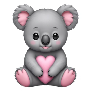 Pink koala sticker