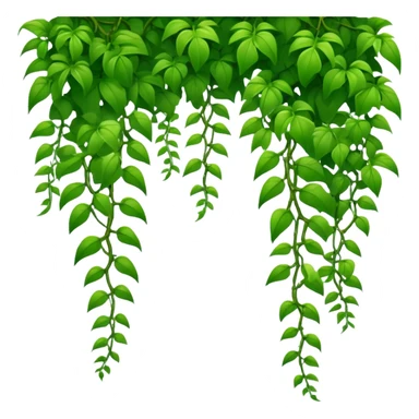  hanging jungle vines sticker