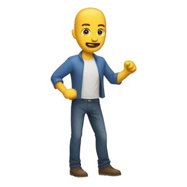 persona haciendo una curz con los brazos sticker