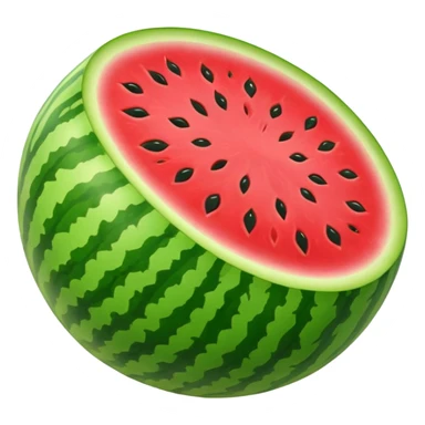 one watermelon sticker