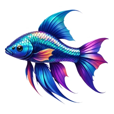 Betta balığı sticker