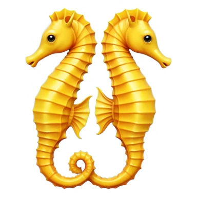 Seahorse - чтобы выглядил как настоящий эмодзи sticker