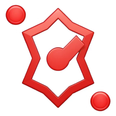  boom signal blue (#00A3E0) and red (#F9423A) sticker