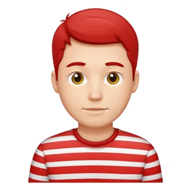 Men with red Striped Shirts sticker