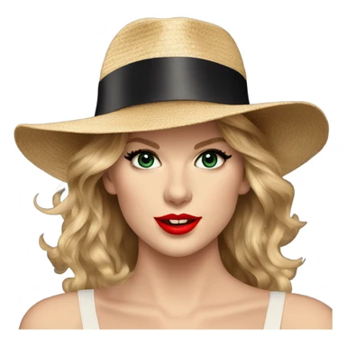 Taylor swift at eras tour with 22 hat sticker