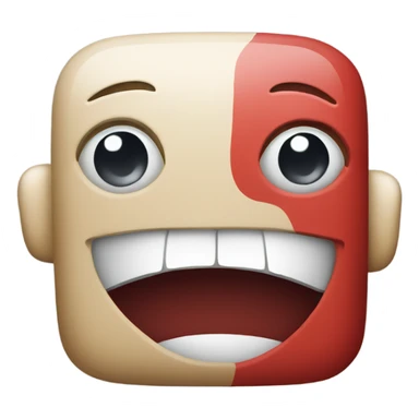 Red smartphone nervous sticker