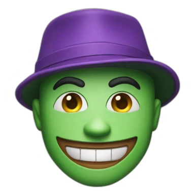 joker with an Army cap sticker