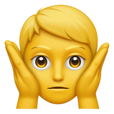 Visage jaune qui se frotte les mains avec un regard vicieux sticker