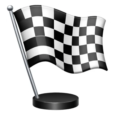 sorayama Chequered flag sticker